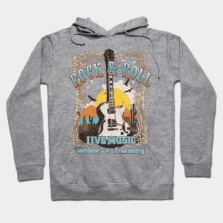 Rock & Roll Live Music Hoodie